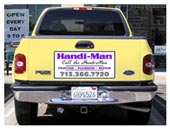 Truck tailgate magnetic sign handitruck-smw